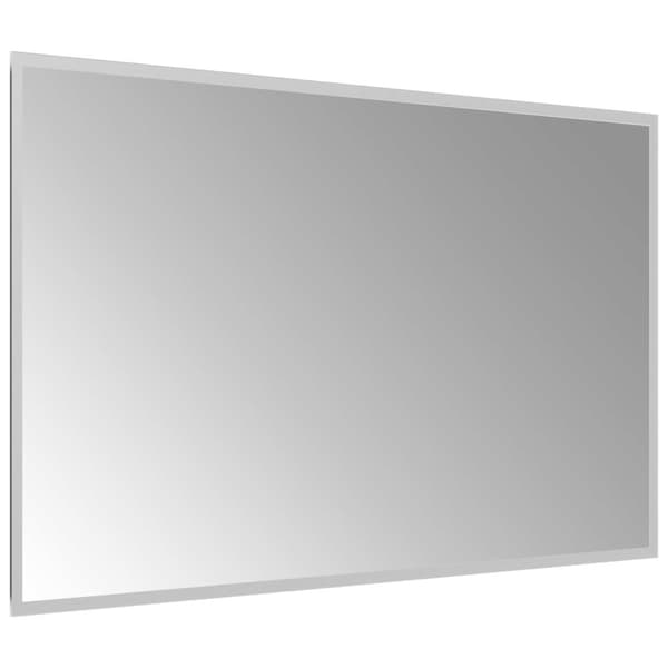 LED Badrumsspegel Transparent 100 x 60 cm härdat glas