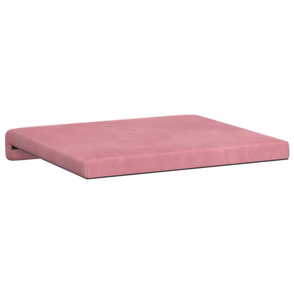 Bänk kudde 4 st Sammet Rosa Djup 35 cm