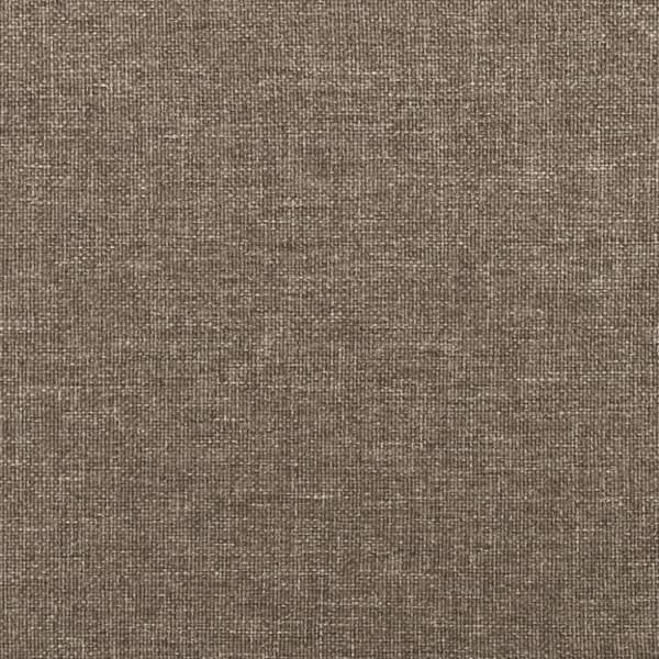 Boxspring-sängram taupe 120x200 cm tyg