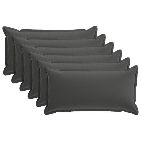 Kudde med kudde HOUTEN 6 st Antracit Polyester