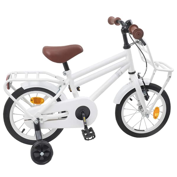 Barncykel 12 Tum för 2-4 åringar Vit