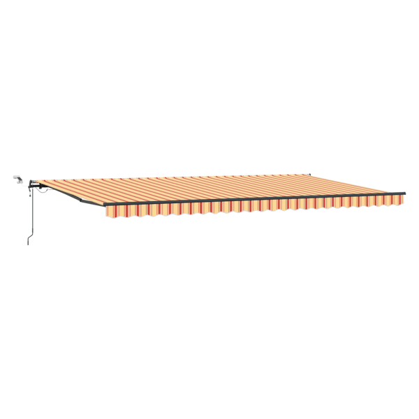 Markis tyg Gul och Orange 600 × 350 cm Polyester