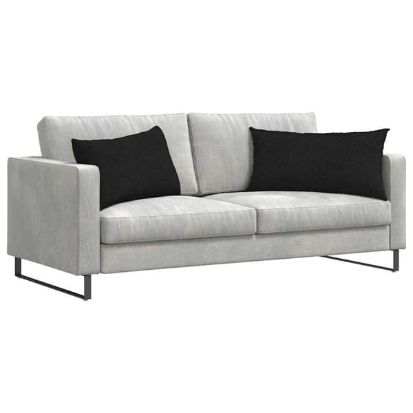 Sofakuddar 2 pcs Svart 80 x 40 cm tyg