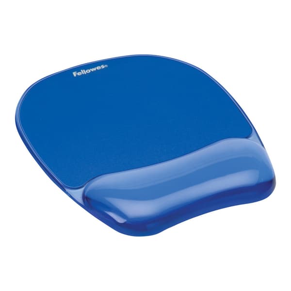 Fellowes Gel Crystal - mustablett med handledskudde