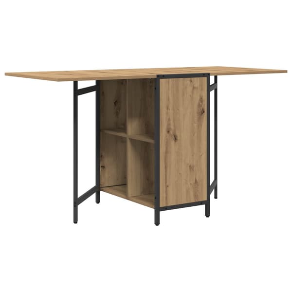 Matbord 144 x 60 x 75 cm Konstruerat trä Artisan-ek Rektangulär