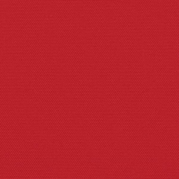 Infällbar sidomarkis röd 120x1000 cm