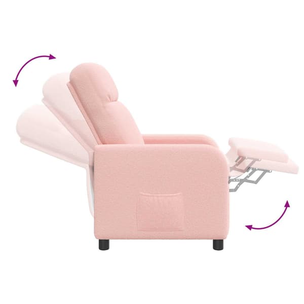 Massagefåtölj Rosa Bouclé