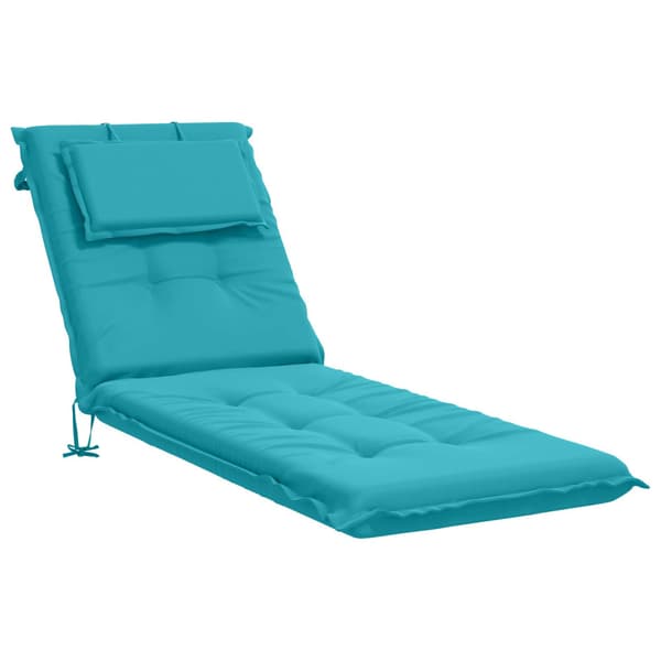 Solstol Kudde GEMERT 100% Polyester Turkos 190 x 60 x 9 cm
