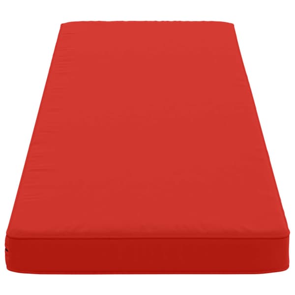 1-delad Bänk Kudde VUGHT 100% Polyester Röd 140 x 40 x 5 cm
