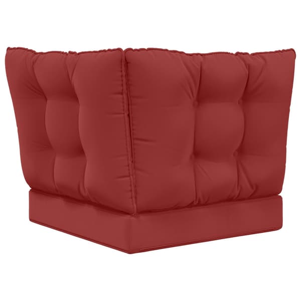 Utomhus Soffa Kudde 3 pcs Vinröd Polyester
