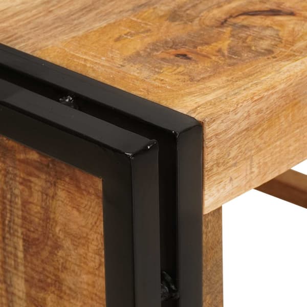 Vinställ Brun 80 x 45 x 33 cm Solid Grov Mangoträ