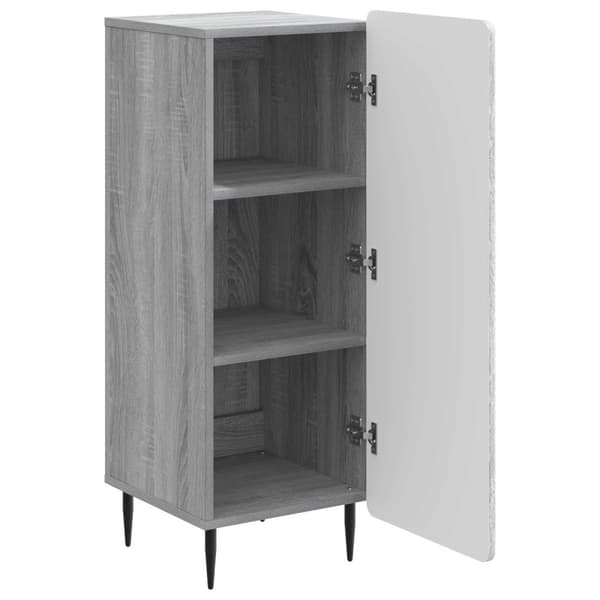 Sideboard Grå sonoma-ek 34,5 x 33 x 92 cm Konstruerat trä