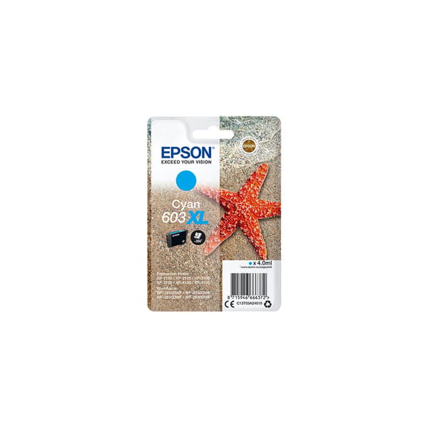 Epson Singlepack Cyan 603XL Ink