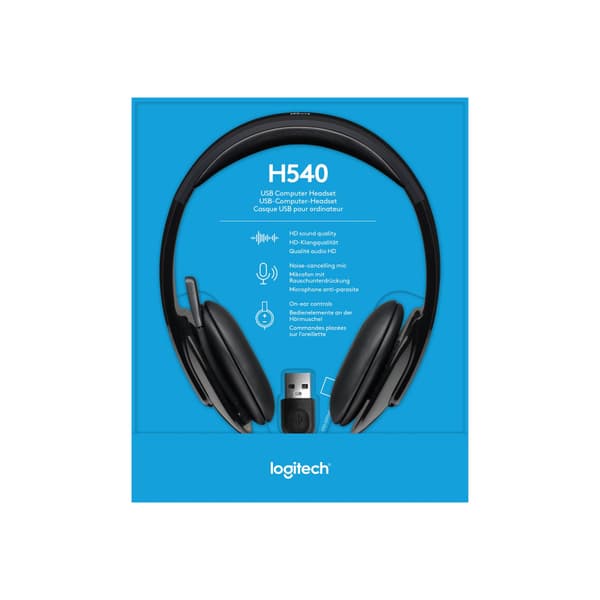Logitech USB Headset H540 - headset