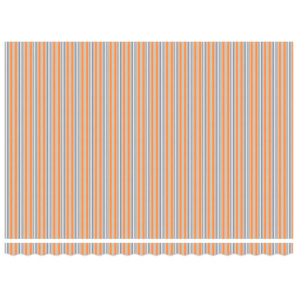 Elektrisk Retraktabel Markis Blå, Orange, Antracit 5 x 3 m