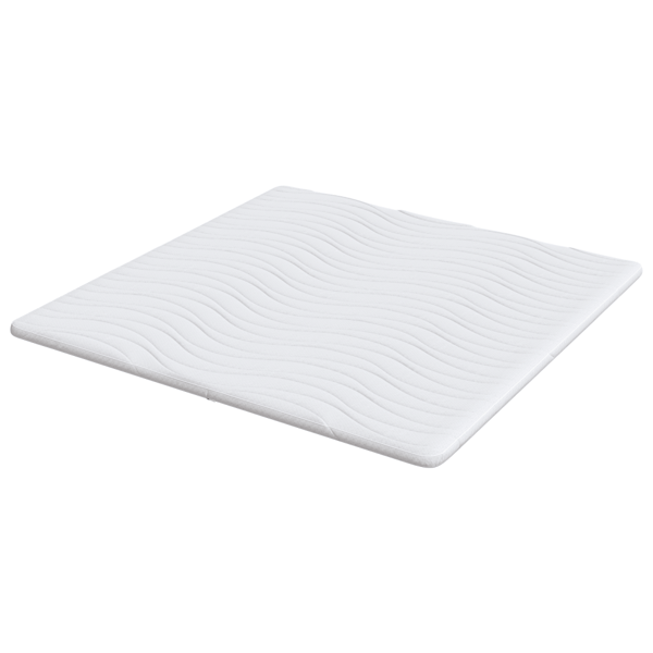 Madrasskydd Vit 200 x 200 cm Stickad tyg