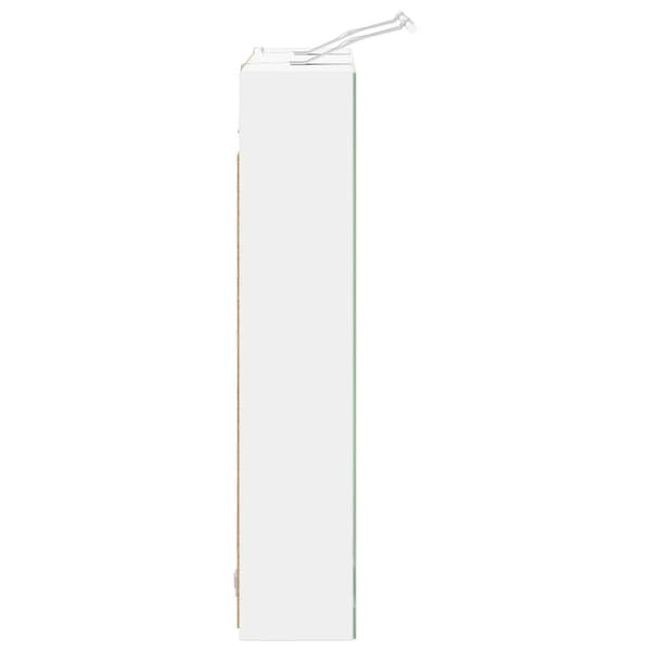 Badrumsspegelskåp Vit 70 x 14,5 x 70 cm Konstruerat trä