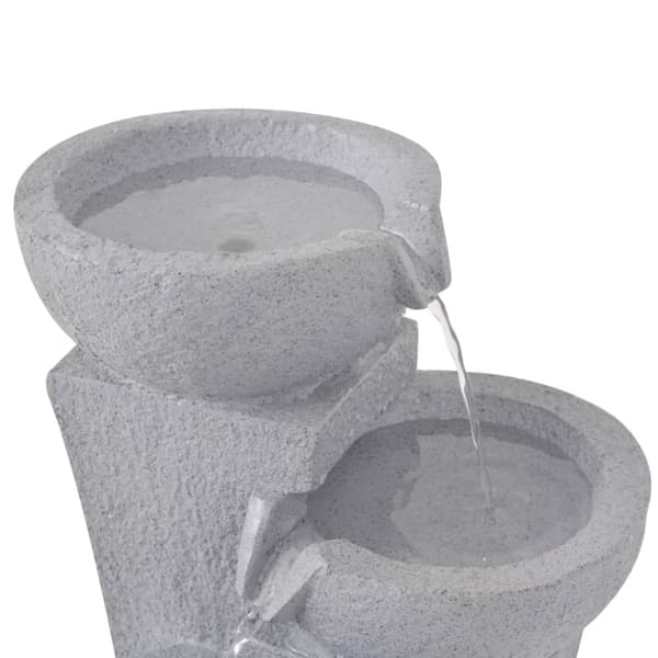 Inomhusfontän med LED polyresin
