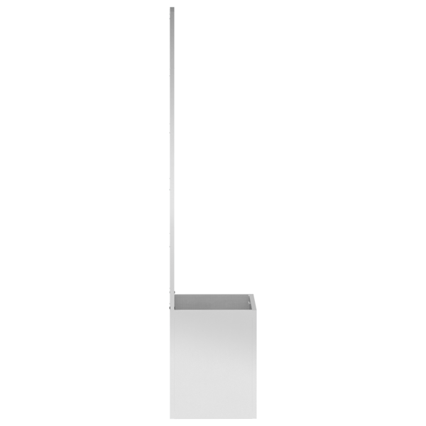 Trädgårds integritetsskärm Blommor Silver 50 x 32 x 150 cm