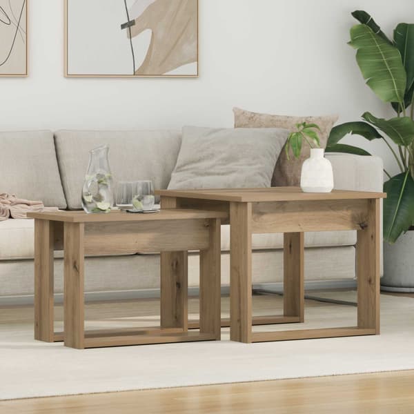 Kaffebordsset 2 pcs Artisan Ek Konstruerat trä