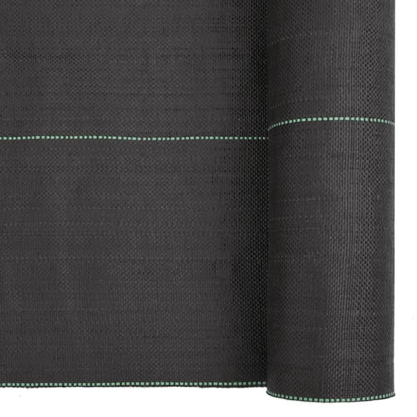Ogräsmatta svart 2x10 m PP