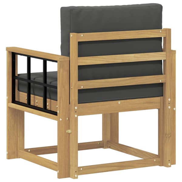 2 Stycke Utomhussoffset Polyester Vit och Antracit