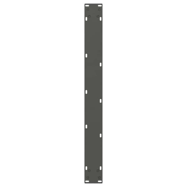 Matbordsben V-formade 2 st antracit 100x(72-73,3) cm stål