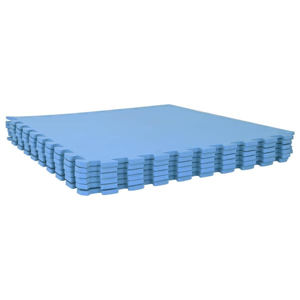 Golvmatta 40 pcs Blå 14,4 m² EVA-skum