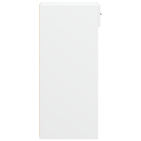 Skänk vit 40x42,5x93 cm konstruerat trä