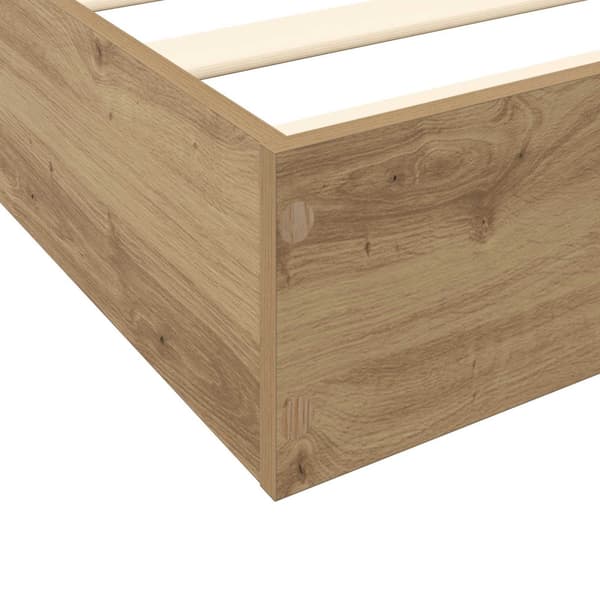 Golvsängsram Artisan-ek 80 x 200 cm Konstruerat trä