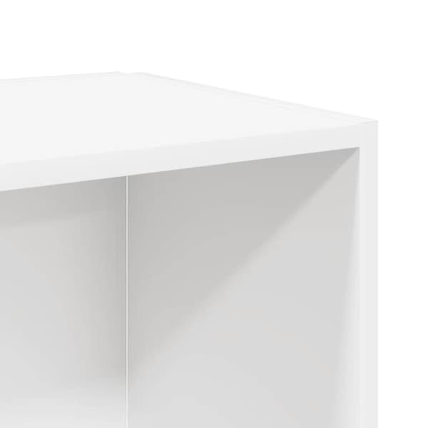 Sidobord vit 33x33x34,5 cm konstruerat trä