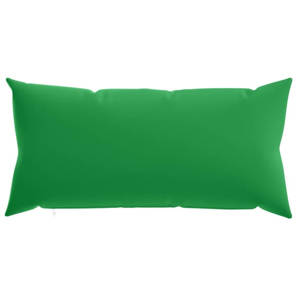 Kuddöverdrag 6 st HEERLEN Grön 40 x 80 cm Polyester