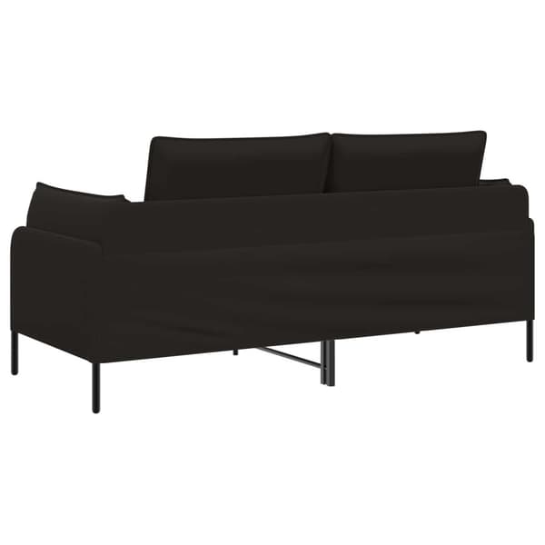 2-sits soffa 2-sits Svart 188 x 81 x 89 cm Sammet