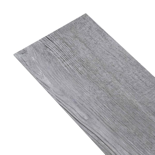 Golvplankor 18 pcs Grå 2,51 m² PVC