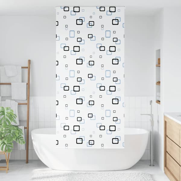 Rullgardin för dusch 90x240 cm tyg bredd 86 cm