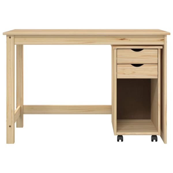Skrivbordsskickset 2 st Brun Massiv furu