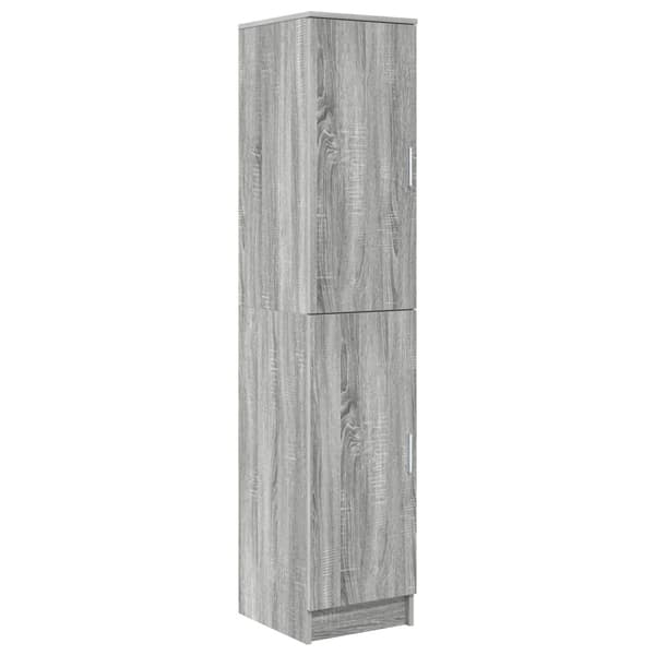 Skrivbord 2 pcs Grå Sonoma