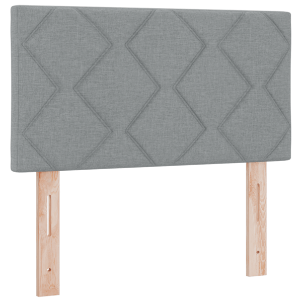 LED huvuddyna Ljusgrå 80 cm tyg