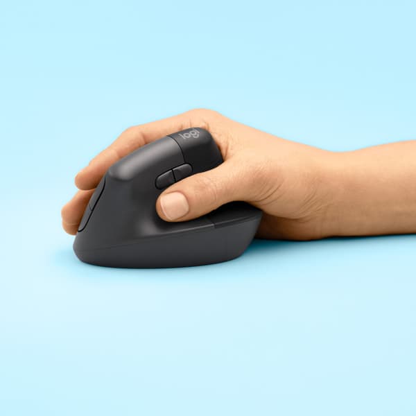Logitech Lift datormöss högerhand Trådlös RF + Bluetooth Optisk 4000 DPI