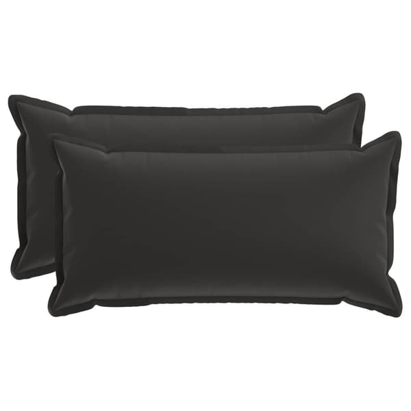 Kudde med kudde HOUTEN 2 st Svart Polyester