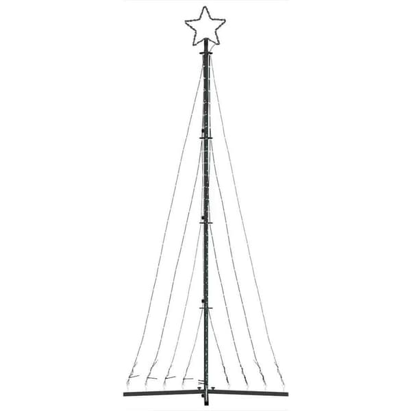 LED julgran 447 LED blå 250 cm