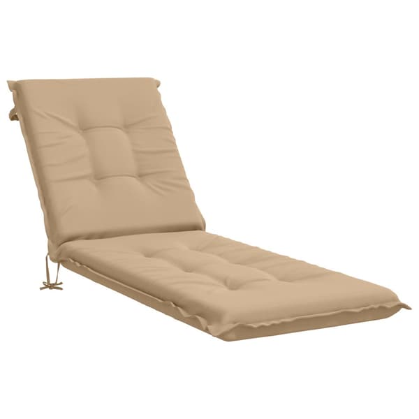 Solstol Kudde GEMERT 100% Polyester Sand 190 x 60 x 9 cm