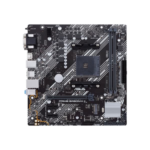 ASUS PRIME B450M-K II - moderkort - micro ATX - Socket AM4 - AMD B450