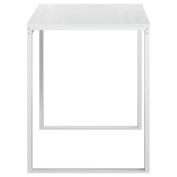 Datorbord vit 110x60x73 cm spånskiva