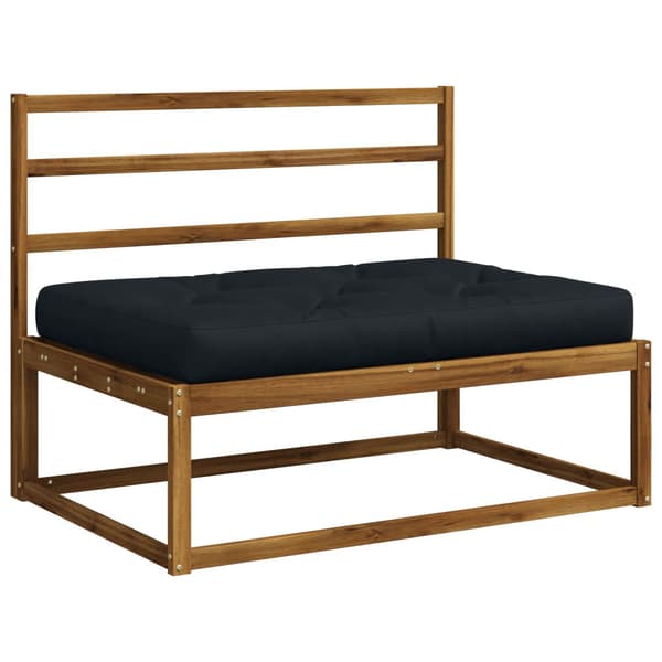 Pallkudd VIANEN 100% Polyester Mörkblå 120 x 60 x 12 cm