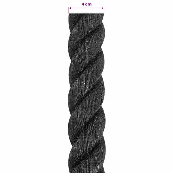 Juterep 40 Svart 100% Tossa jute