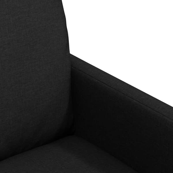 Matstolar 2 pcs Svart 57 x 67 x 98 cm tyg