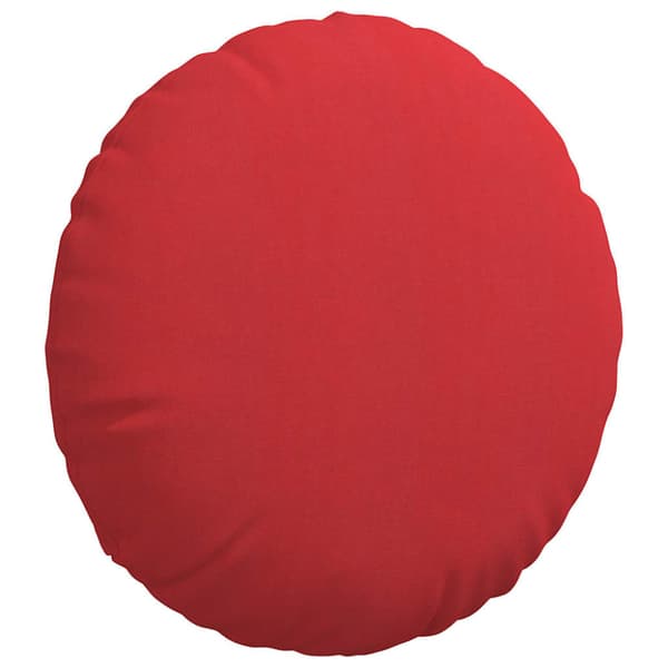 Sittkuddar 2 pcs Röd Ø60 x 21 cm tyg