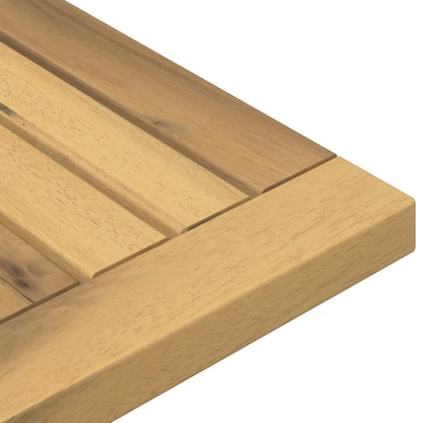 Bordsskiva 68,5 x 35 x 2 cm Rektangulär Massivt Akaciaträ Vit