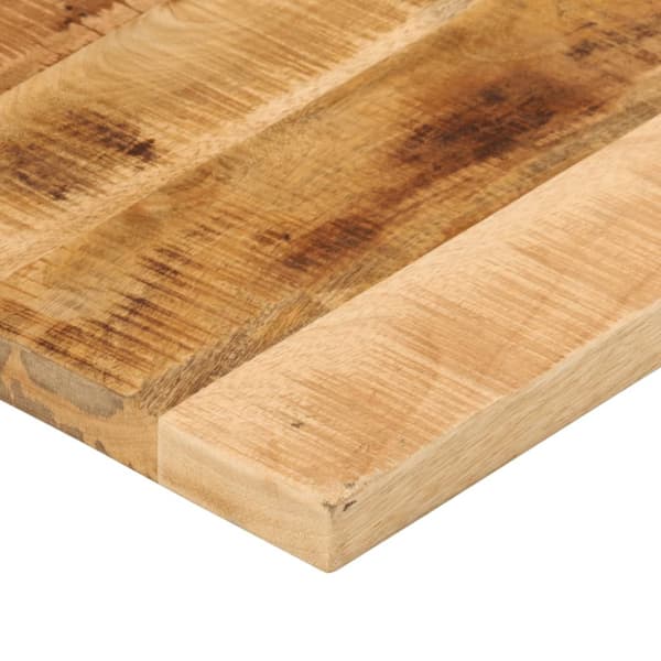 Bordsskiva 90x50x2,5 cm rektangulär massivt grovt mangoträ